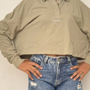 Buzo Verde Corto "Feel You"