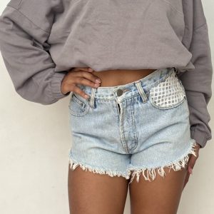 Buzo Corto Gris con Corredera en el Cuello